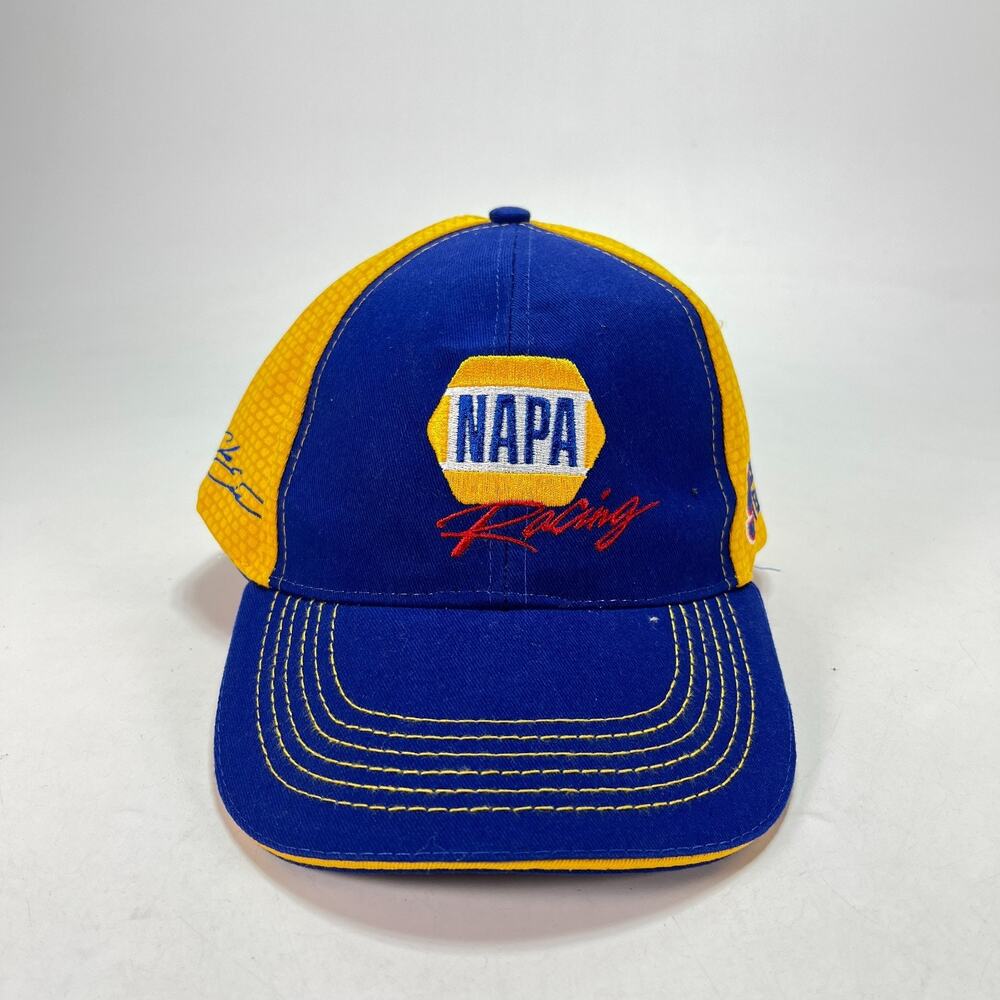 Chase Elliott #9 NAPA Racing Auto Parts NASCAR Embroidered Strapback Hat CapBlue